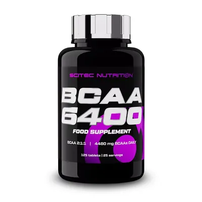 Амінокислота Scitec Nutrition BCAA 6400, 125 таблеток