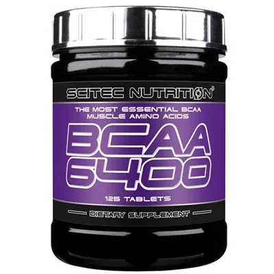 Амінокислота Scitec Nutrition BCAA 6400, 125 таблеток