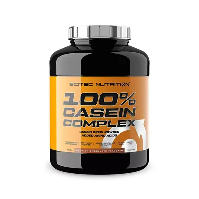 Казеїн змішаний Scitec Nutrition 100% Casein Complex бельгійський шоколад, 2350 г