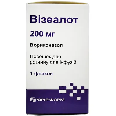 Візеалот порошок для р-ну д/ін. по 200 мг №1 у флак.