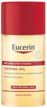 Олія для тіла Eucerin натуральна для підвищення еластичності шкіри та боротьби з розтяжками (63178), 125мл
