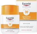 Флюид солнцезащитный для лица Eucerin Sun SPF30 Sensitive Protect для чувствительной комбинированной и жирной кожи (63841), 50 мл