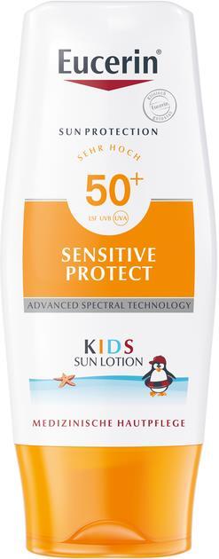 Лосьйон сонцезахисний Eucerin Sun SPF50+ Sensitive Protect Kids для дітей (63852), 150 мл