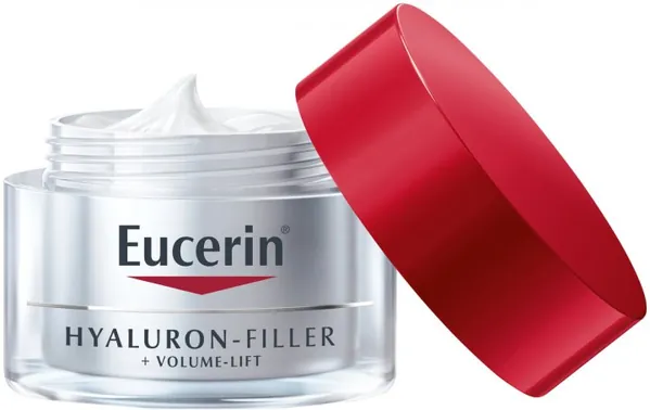 Крем для обличчя Eucerin Hyaluron-Filler + Volume Lift SPF15 денний для відновлення контуру обличчя для нормальної і комбінованої шкіри (89761), 50 мл