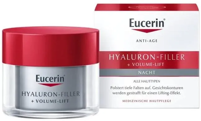 Крем для обличчя Eucerin Hyaluron-Filler + Volume Lift нічний для оновлення контуру обличчя (89763), 50 мл