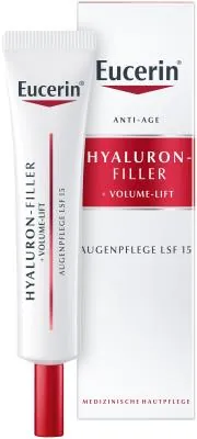 Крем для шкіри навколо очей Eucerin Hyaluron-Filler + Volume Lift SPF15 з ліфтинг-ефектом для відновлення контуру (89766), 15 мл