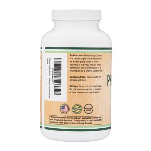 Фосфатидилхоліновий комплекс Double Wood Phosphatidylcholine Complex 1200 мг, 210 гелевих капсул