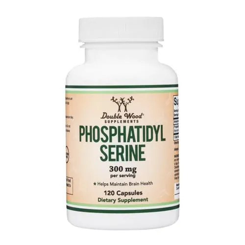 Фосфатидилсерин Double Wood Phosphatidylserine 300 мг, 120 капсул