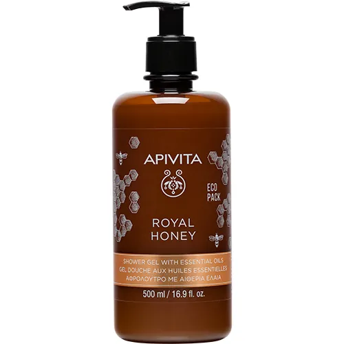 Гель для душу Apivita Royal Honey з ефірними оліями, 500 мл