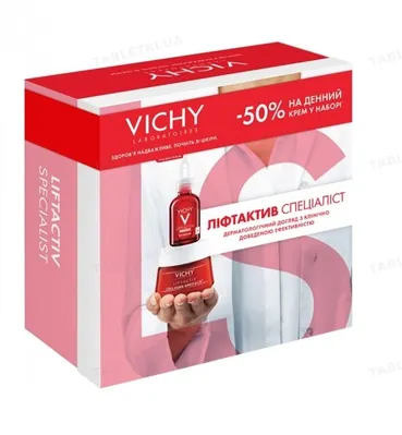 Набір Vichy Liftactiv Specialist Ліфтактив Спеціаліст (Антивіковий крем-догляд + Антивікова сироватка)