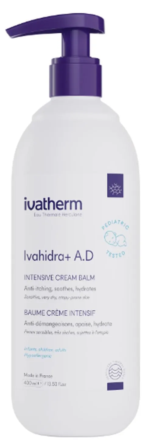 Бальзам Ivatherm Ivahidra+ A.D інтенсивний для відновлення ліпідів, 400 мл