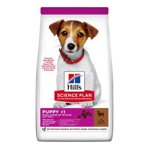 Корм сухой Hill's Science Plan Puppy Small & Miniature для щенков мелких пород, с ягненком, 300 г