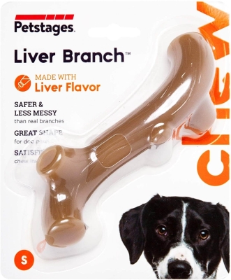 Игрушка для собак Petstages Liver Branch pt68609 Ветка с ароматом печени, коричневая