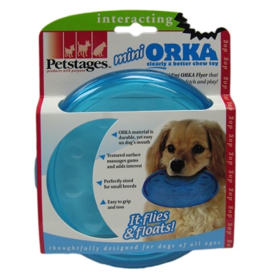 Іграшка для собак Petstages Mini Orka Flyer pt158 Міні літаюча тарілка
