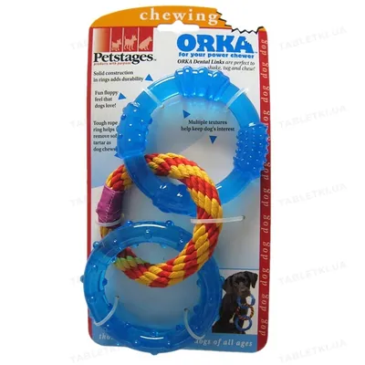 Іграшка для собак Petstages Orka Dentalinks pt68116 Кільця для зубів