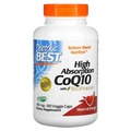 Коензим Q10 400 мг та біоперин Doctor's Best High Absorption CoQ10 with BioPerine, 180 вегетаріанських капсул