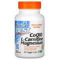 Коензим Q10, L-карнітин та магній Doctor's Best CoQ10 L-Carnitine Magnesium, 90 вегетаріанських капсул