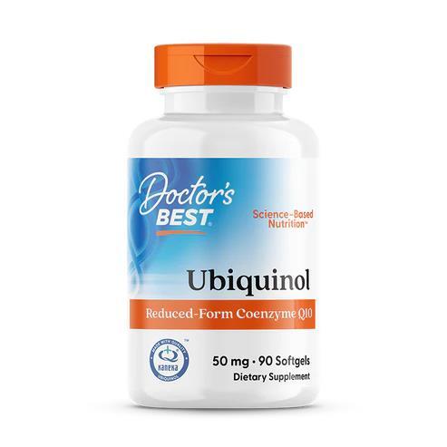 Убихинол Doctor's Best Ubiquinol with Kaneka 50 мг, 90 желатиновых капсул