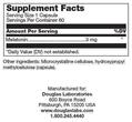 Мелатонин Douglas Laboratories Melatonin 3 мг, 60 капсул