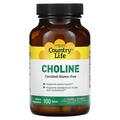 Холин Country Life Choline 650 мг, 100 таблеток