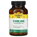 Холін Country Life Choline 650 мг, 100 таблеток