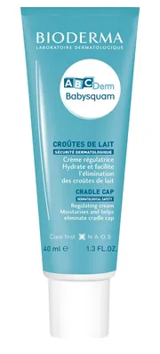 Крем дитячий Bioderma ABCDerm Babysquam для шкіри голови для видалення молочних кірочок, 40 мл