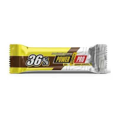 Батончик протеїновий Power Pro 36% банан і шоколад, 60 г
