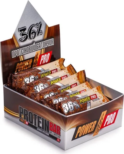 Батончик протеїновий Power Pro 36% мокачино, 20 штук по 60 г