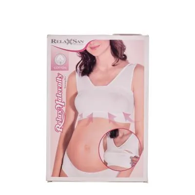 Майка для годуючих жінок Relaxsan RelaxMaternity, артикул 5700, біла, розмір XL