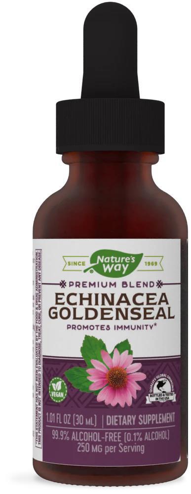 Эхинацея и гидрастис Nature's Way Echinacea Goldensea капли, 30 мл