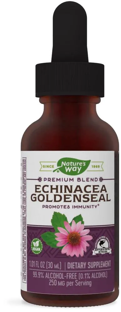 Ехінацея та гідрастіс Nature's Way Echinacea Goldensea краплі, 30 мл