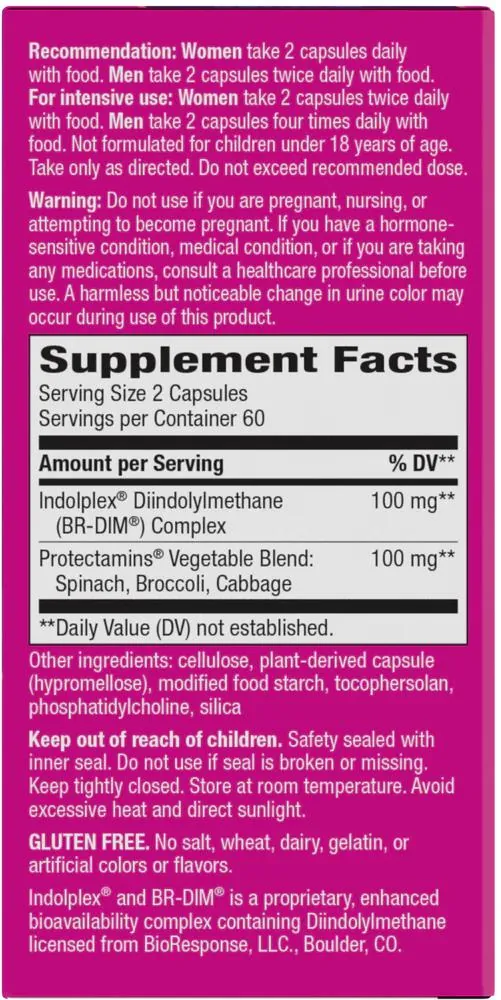 Метаболізм естрогенів DIM-Plus Nature's Way DIM-Plus Estrogen Metabolism, 120 вегетаріанських капсул