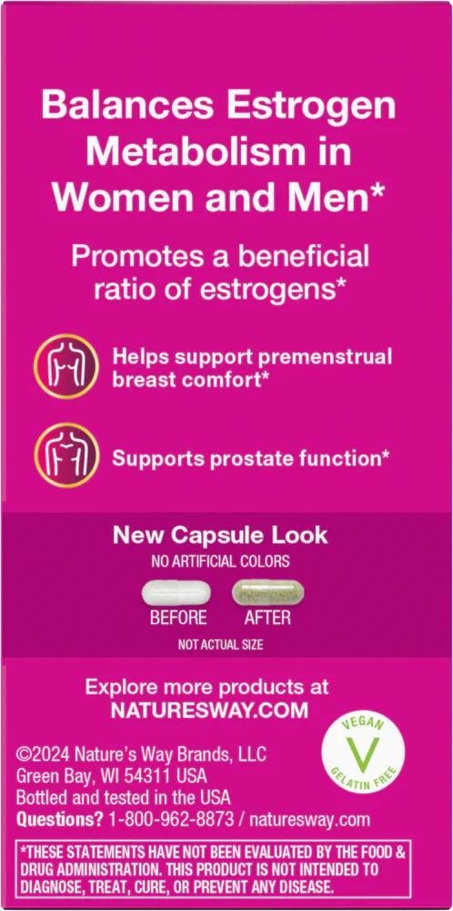 Метаболизм эстрогенов DIM-Plus Nature's Way DIM-Plus Estrogen Metabolism, 120 вегетарианских капсул