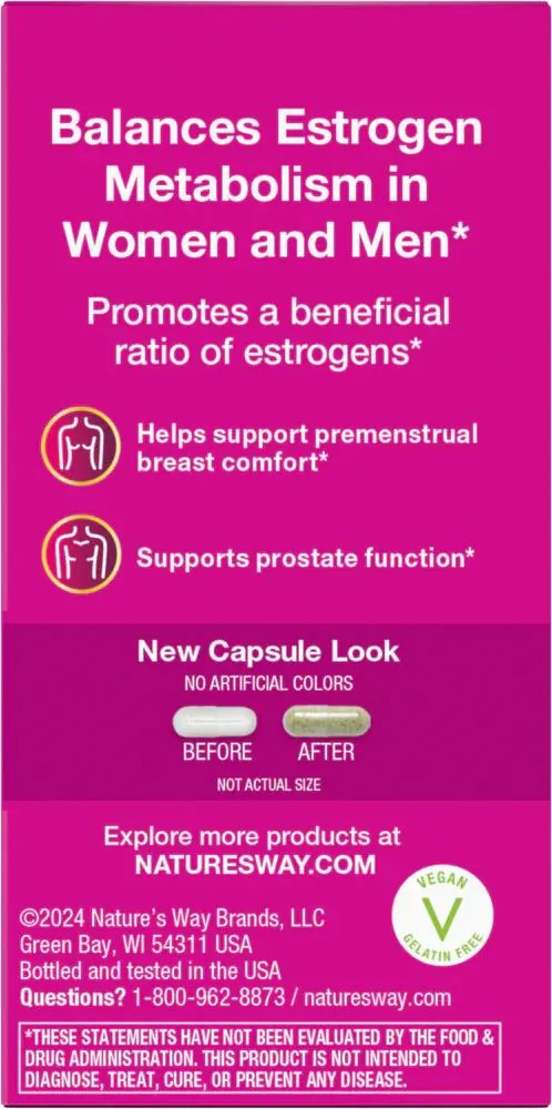 Метаболізм естрогенів DIM-Plus Nature's Way DIM-Plus Estrogen Metabolism, 120 вегетаріанських капсул