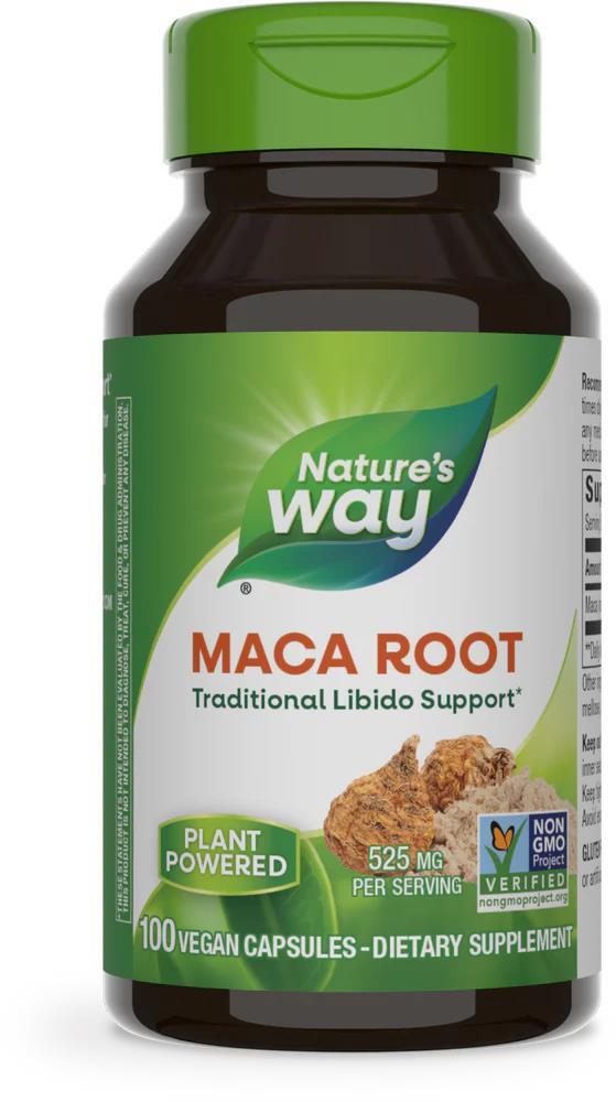 Мака Nature's Way Maca Root 525 мг, 100 капсул