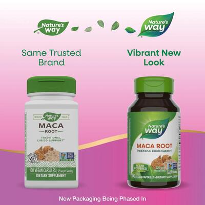 Мака Nature's Way Maca Root 525 мг, 100 капсул
