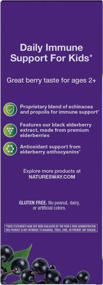 Сироп чорна бузина для дітей Nature's Way Sambucus Immune Syrup For Kids, 240 мл