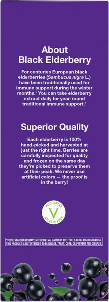 Сироп чорна бузина для дітей Nature's Way Sambucus Immune Syrup For Kids, 240 мл