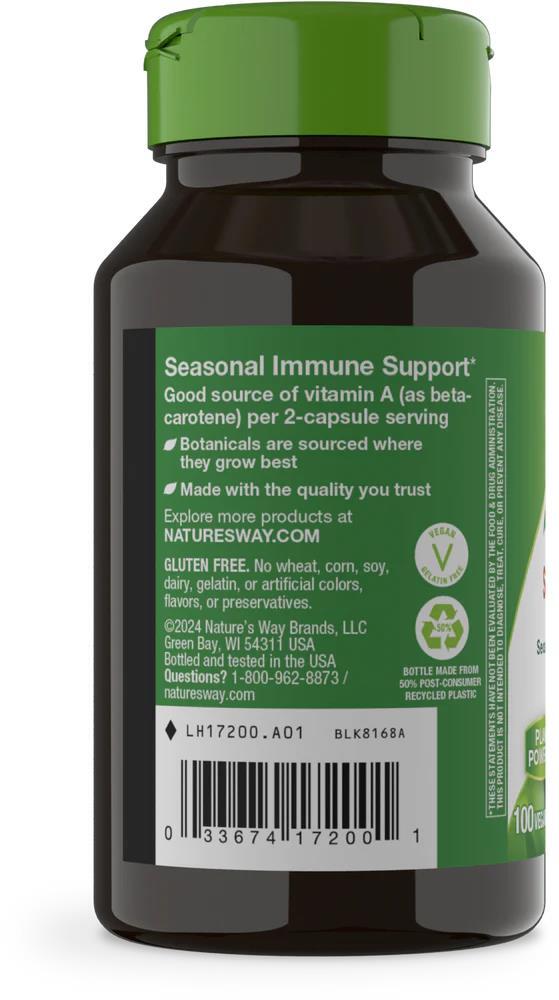 Спирулина Nature's Way Spirulina микроводости, 100 веганских капсул