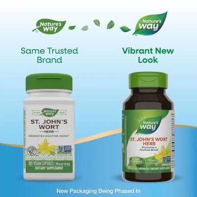 Зверобой Nature's Way St. John's Wort Herb, 100 веганских капсул