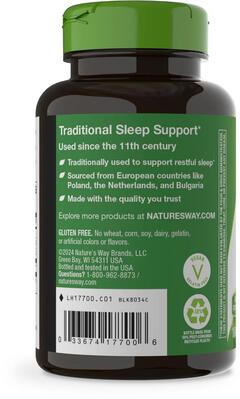 Валерианы корень Nature's Way Valerian Root, 100 веганских капсул
