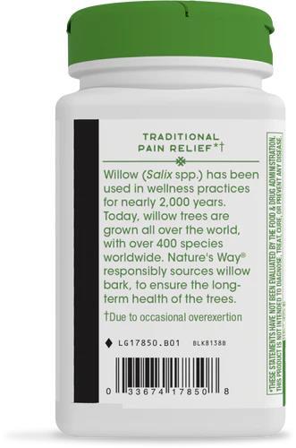 Ивы кора Nature's Way Willow Bark, 100 веганских капсул
