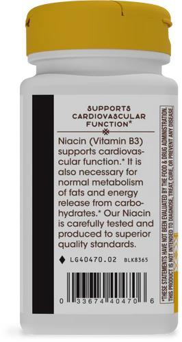 Ниацин Nature's Way Niacin (Vitamin B3) 100 мг, 100 капсул