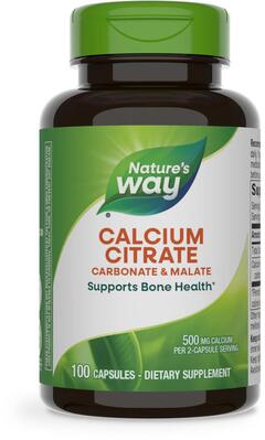 Кальция цитрат Nature's Way Calcium Citrate 250 мг, 100 капсул