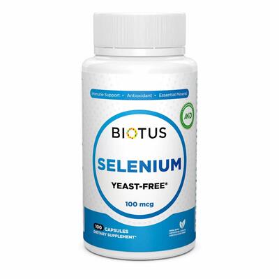 Селен без дрожжей Biotus Selenium капсулы по 100 мкг №100