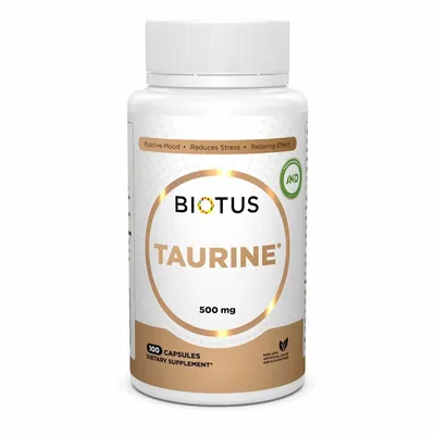 Таурин Biotus Taurine капсули по 500 мг №100