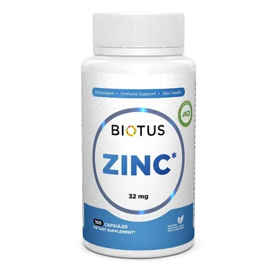 Цинк Biotus Zinc капсули по 32 мг №100
