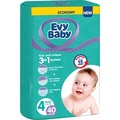 Подгузники Evy Baby Maxi детские, размер 4+, 7-18 кг, 40 шт