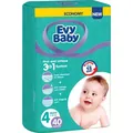 Підгузки Evy Baby Maxi дитячі розмір 4, 7-18 кг, 40 шт