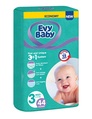Подгузники Evy Baby Midi Elastic Twin детские, размер 3, 5-9 кг, 44 шт
